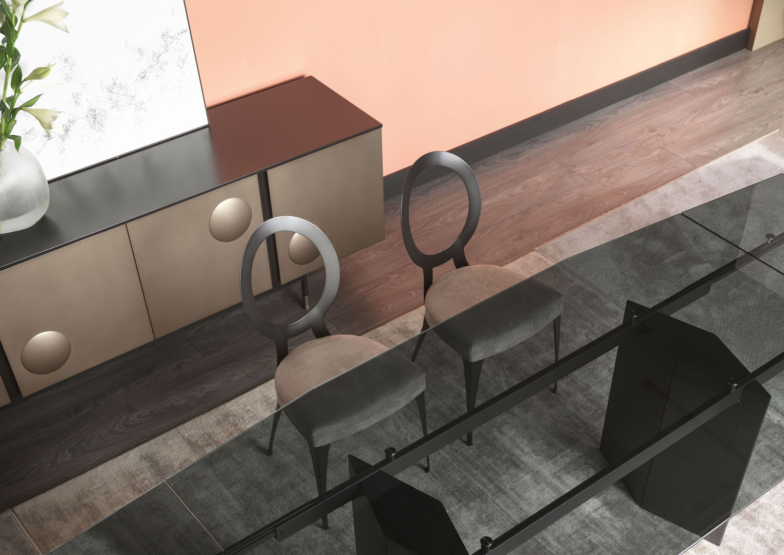 Miss uncovered backrest chair - Cantori