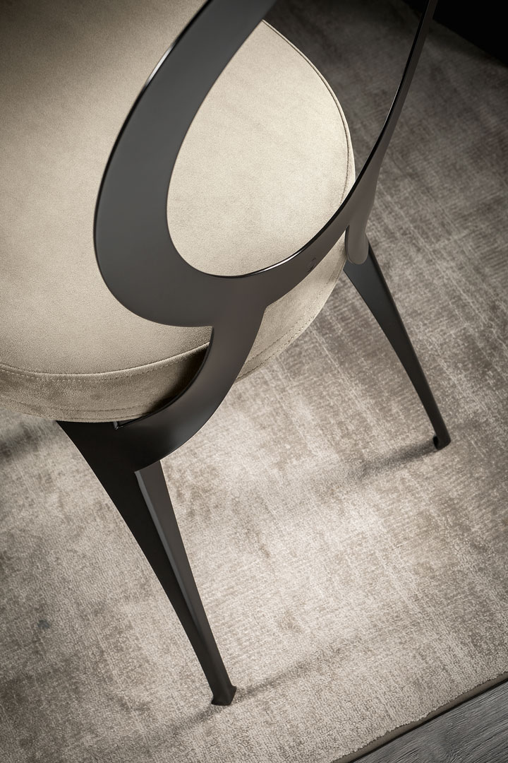 Miss uncovered backrest chair - Cantori