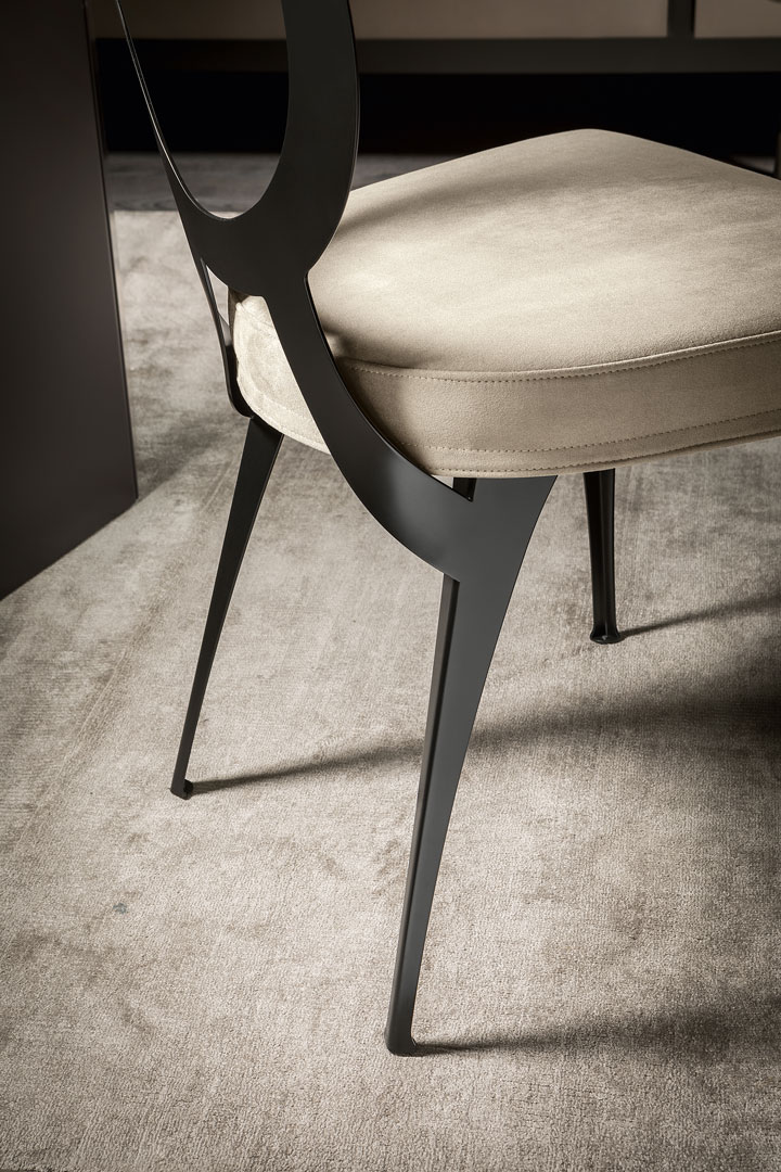 Miss uncovered backrest chair - Cantori