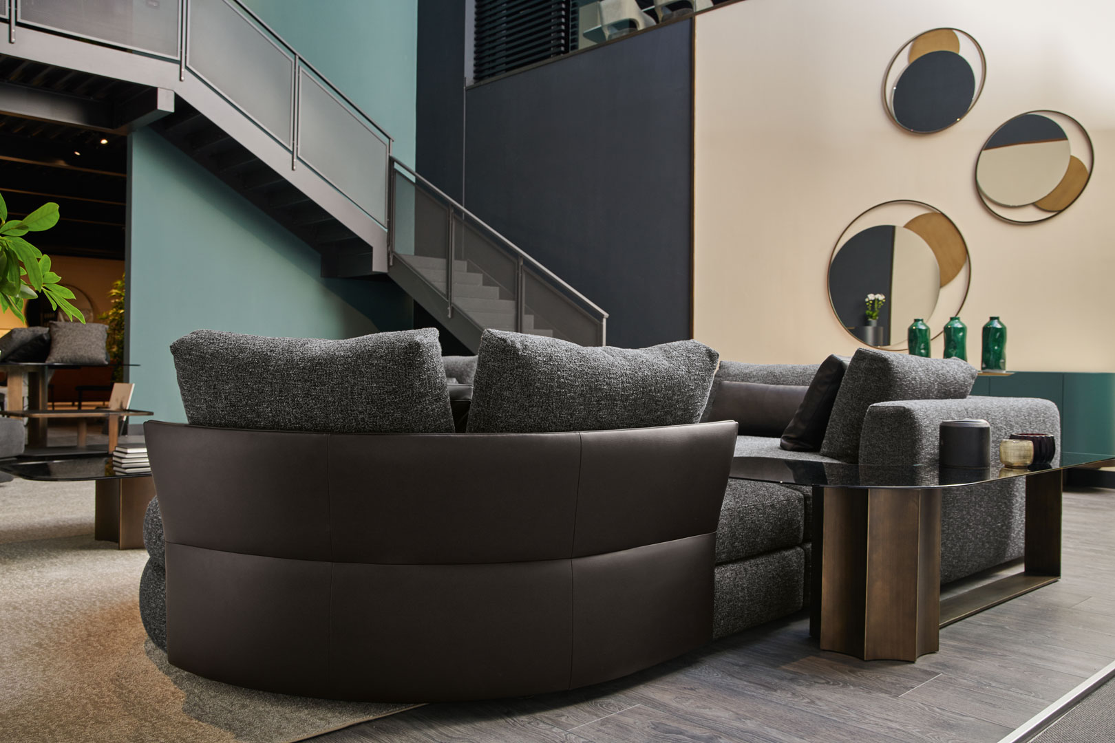 Florio curved coffee table - Cantori