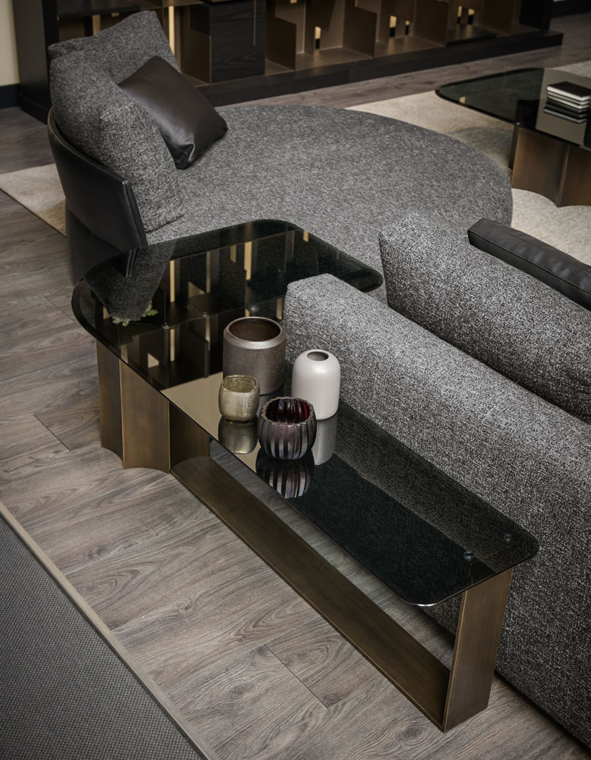 Florio curved coffee table - Cantori