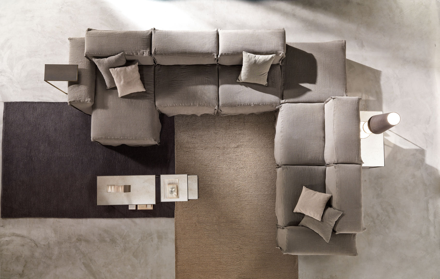 Set of rectangular coffee tables Narciso - Cantori